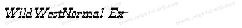 WildWest-Normal Ex字体转换